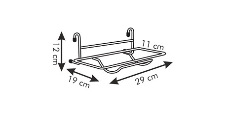 Zásobník na papierové utierky MONTI 29 cm Tescoma 900054.00