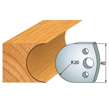 IGM F026 profil 131 - pár nožov 40x4mm