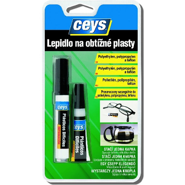 lepidlo na ťažké plasty 3g + 2ml CEYS