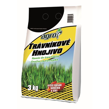 hnojivo trávníkové 3kg AGRO