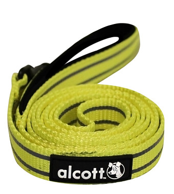 Alcott reflexné vodítko pre psy žlté, veľkosť M