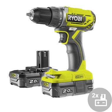 Aku vŕtačka / skrutkovač Ryobi R18DD2-220S, 18V One +