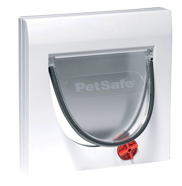 PetSafe Dvierka Staywell 917, biela s tunelom