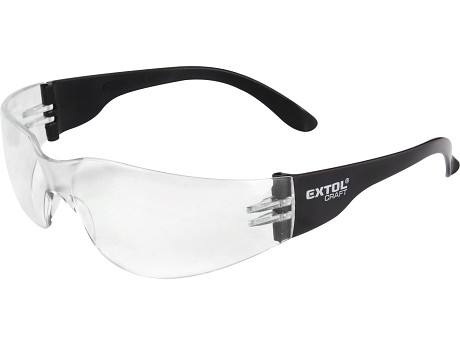 okuliare ochranné, číre, s UV filtrom