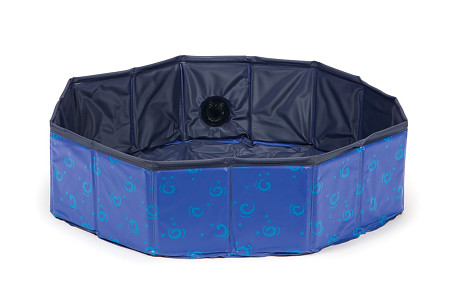 Karlie-Flamingo bazén, modrý/černý, 160x30cm