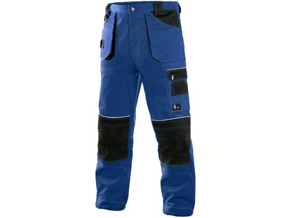 Kalhoty do pasu CXS ORION TEODOR, pánské, modro-černé, vel. 48