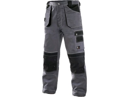 Kalhoty do pasu CXS ORION TEODOR, pánské, šedo-černé, vel. 54