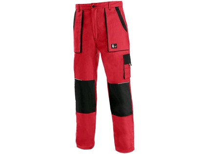 Kalhoty do pasu CXS LUXY JOSEF, pánské, červeno-černé, vel. 58