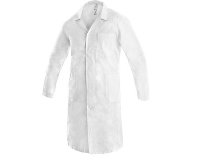 Pánský plášť ADAM, bílý, vel. 60