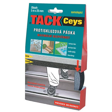 Ceys Tack Ceys na schody čierna 5 m x 2,5 cm