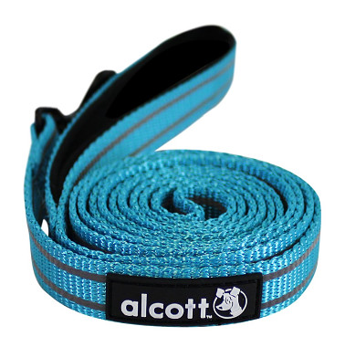 Alcott reflexné vodítko pre psy, modré, veľkosť S