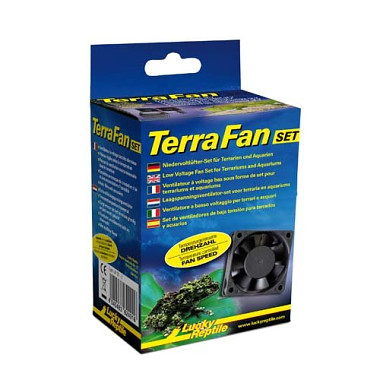 Ventilátory Lucky Reptile Terra Fan Set A / C adaptér + 2 ventilátory