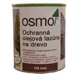 Ochranná olejová lazúra OSMO 2.5l Tík 708