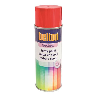 farba v spreji BELTON RAL 9005, 400ml ČER matná