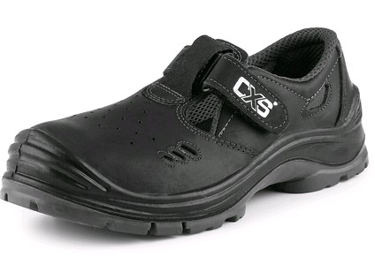 Obuv sandál CXS SAFETY STEEL IRON S1, černý, vel. 43