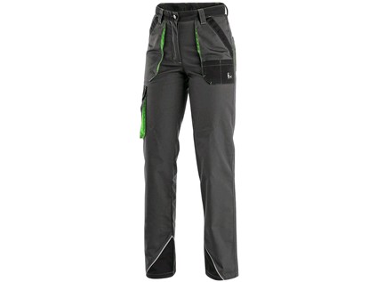Kalhoty do pasu CXS SIRIUS AISHA, dámské, šedo-zelené, vel. 50