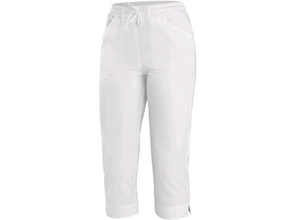 Dámské kalhoty CXS AMY, 3/4 délka bílé, vel. 38