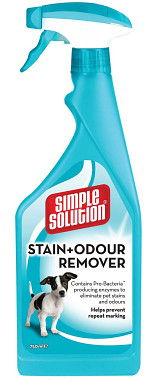 Simple Solution Stain & Odor Remover Odstraňovač škvŕn a pachu pre psov, 750ml