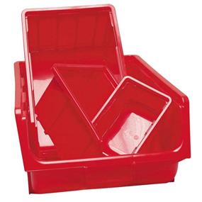 ECOBOX Plastový zásobník 53x100x110 červený