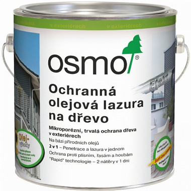 Osmo 1140 Ochranná olejová lazúra Efekt 2,5 l Strieborný agát