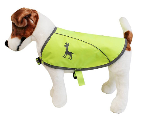 Alcott reflexná vesta pre psov, žltá, veľkosť M