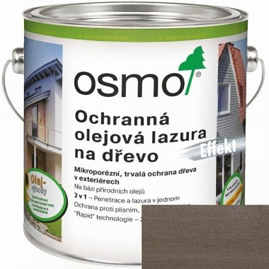 Osmo 1143 Ochranná olejová lazúra Efekt 0,75 l Strieborný ónyx