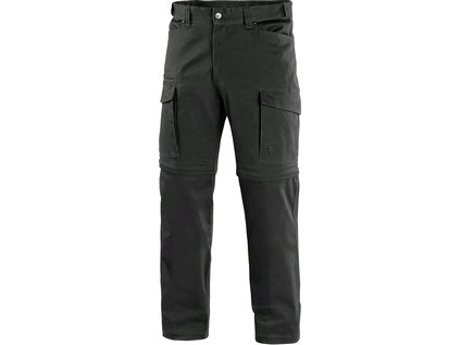 Kalhoty CXS VENATOR, pánské s odepínacími nohavicemi, černé, vel. 58
