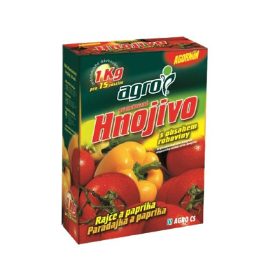 Agro organominerálne hnojivo paradajky a papriky 1 kg