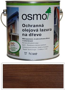 OSMO 727 ochranná olejová lazúra palisander 2,5l