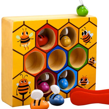 Kruzzel 21910 hra na výučbu farieb včielky