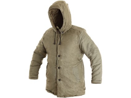 Pánský zimní kabát JUTOS, khaki, vel. 58