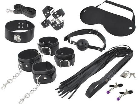 Malatec 5189 13 dielna sada BDSM pomôcok Bondage Kit