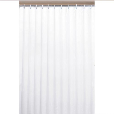 AQUALINE Záves 180x200cm, 100% polyester, jednofarebný biely 0201104 B