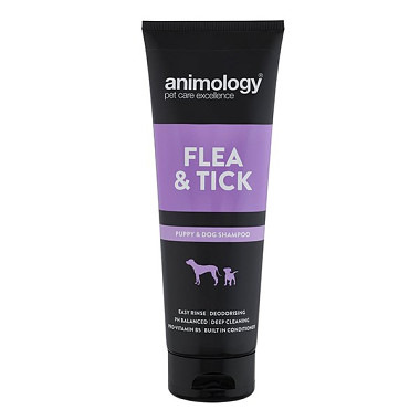 ANIMOLOGY Antiparazitný šampón Flea & Tick, 250ml