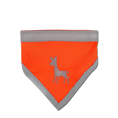 Alcott reflexné šatka pre psov, oranžový, veľkosť L
