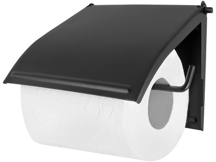 držák na toaletní papír 16x12,5x1,8cm ČER