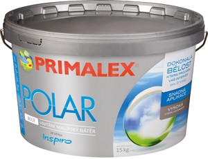 Primalex Polar Biely vnútorný maliarsky náter v štýle Inspiro 4 kg (2,6 l) 00322663