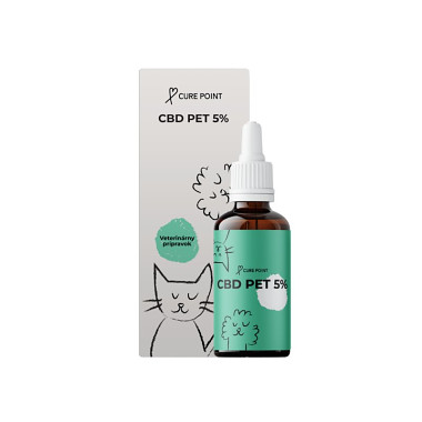 Cure Point CBD PET 5% Olej pro psy 10ml