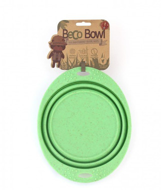 Miska pre psa, cestovné, BecoBowl Travel-green L, EKO