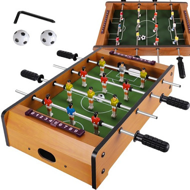Kruzzel Mini stolný futbal Hra stolný futbal 50x10x51,5 cm vrátane 2 loptičiek 21909