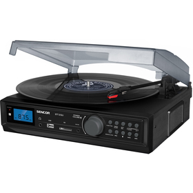 STT 212U gramofón s USB / SD / FM / BT Sencor