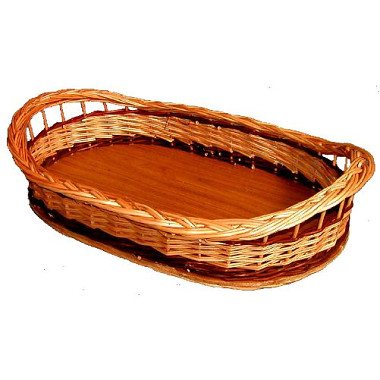 podnos bez ucha strednej 48x32x12cm lakovaný