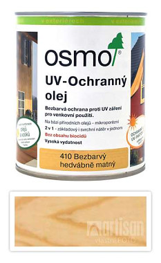 Osmo 410 UV ochranný olej Extra 0,75 l Bezbarvý