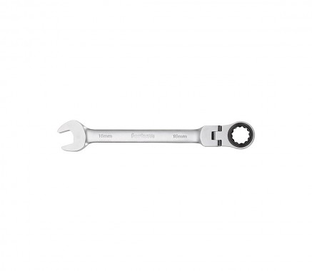 kľúč račňový očkoplochý s kĺbom, 72 zubov, 9mm, L 157mm, Fortum