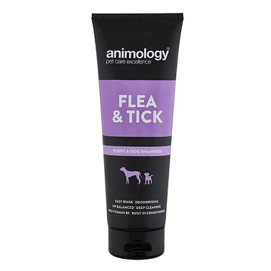 ANIMOLOGY Antiparazitný šampón Flea & Tick, 250ml