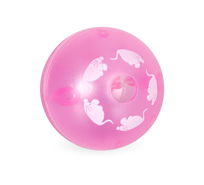 Karlie-Flamingo Hračka loptička s Catnipom - možnosť plnenia maškrty 5,5cm