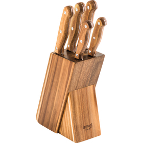 LT2080 SET 5 NOŽOV V BLOKU WOOD LAMART