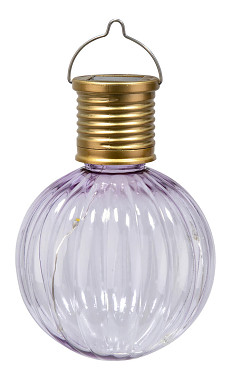 lampa solární pr.8,5 v.11,2cm, 4LED, kov/PH FI sv.