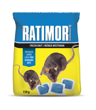 jed RATIMOR BRODIFACOUM měkká nástraha 150g, sáček