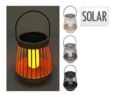 lampa solární pr.13cm, v.15cm LED ABS/PS/Fe